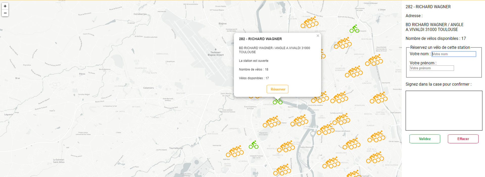 Location de vélos à Toulouse - Validez votre réservation